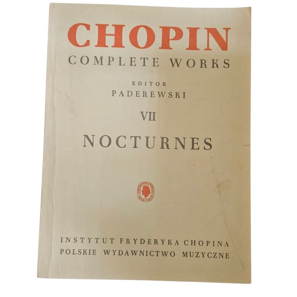 Chopin Complete Works VII Nocturnes Paderewski Instytut Fryderyka Piano